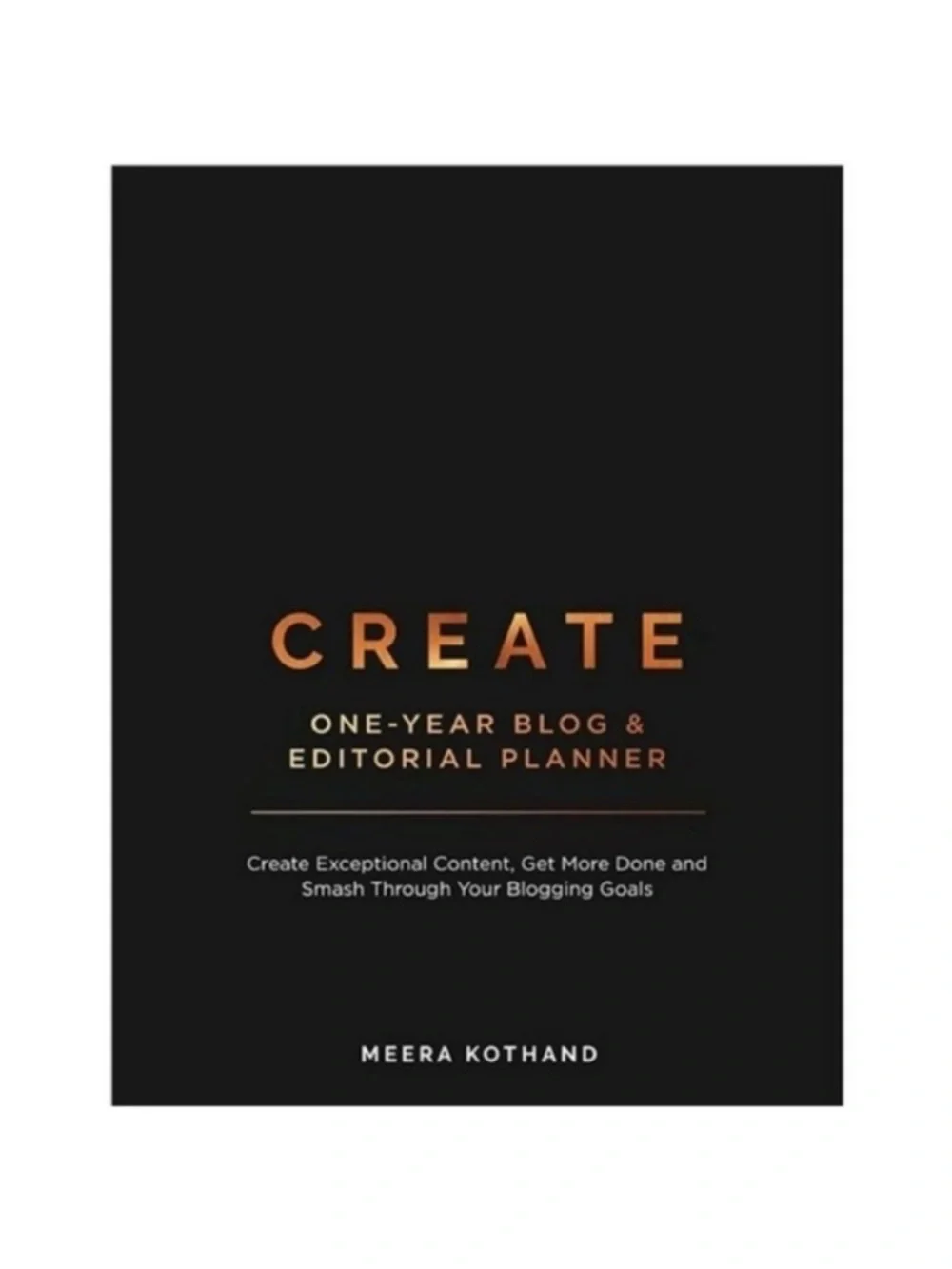 Content planner workbook editorial blogging goals create on year calendar blog